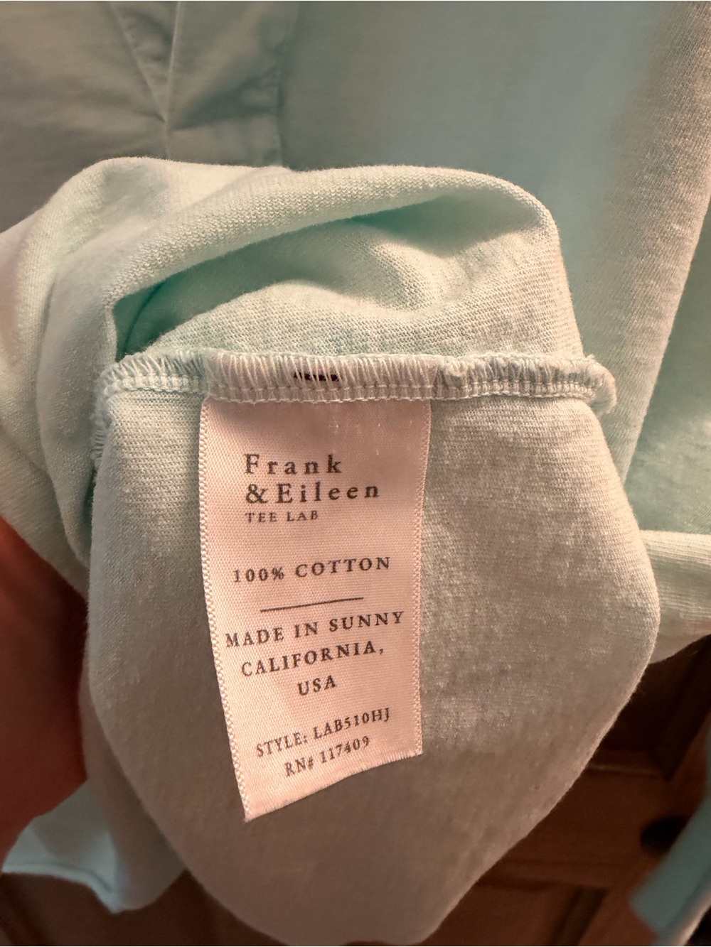 Frank & Eileen Patrick Popover Henley in Mineral Wash - Picture 7 of 9